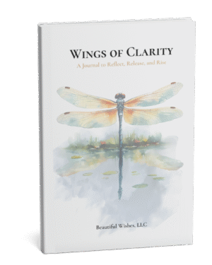 Wings of Clarity paperback guided healing journal with prompts